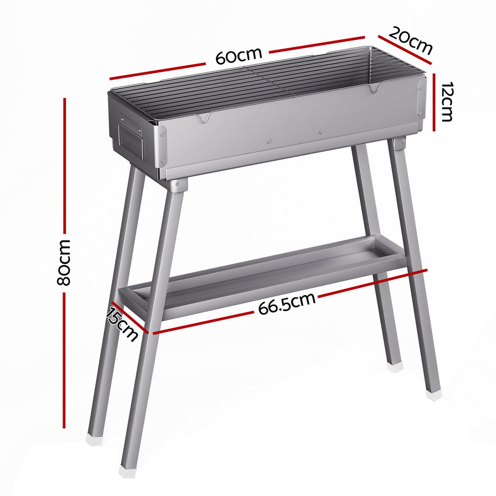 Grillz BBQ Grill Charcoal Smoker Portable Barbecue-Home & Garden > BBQ > BBQ Tools-PEROZ Accessories