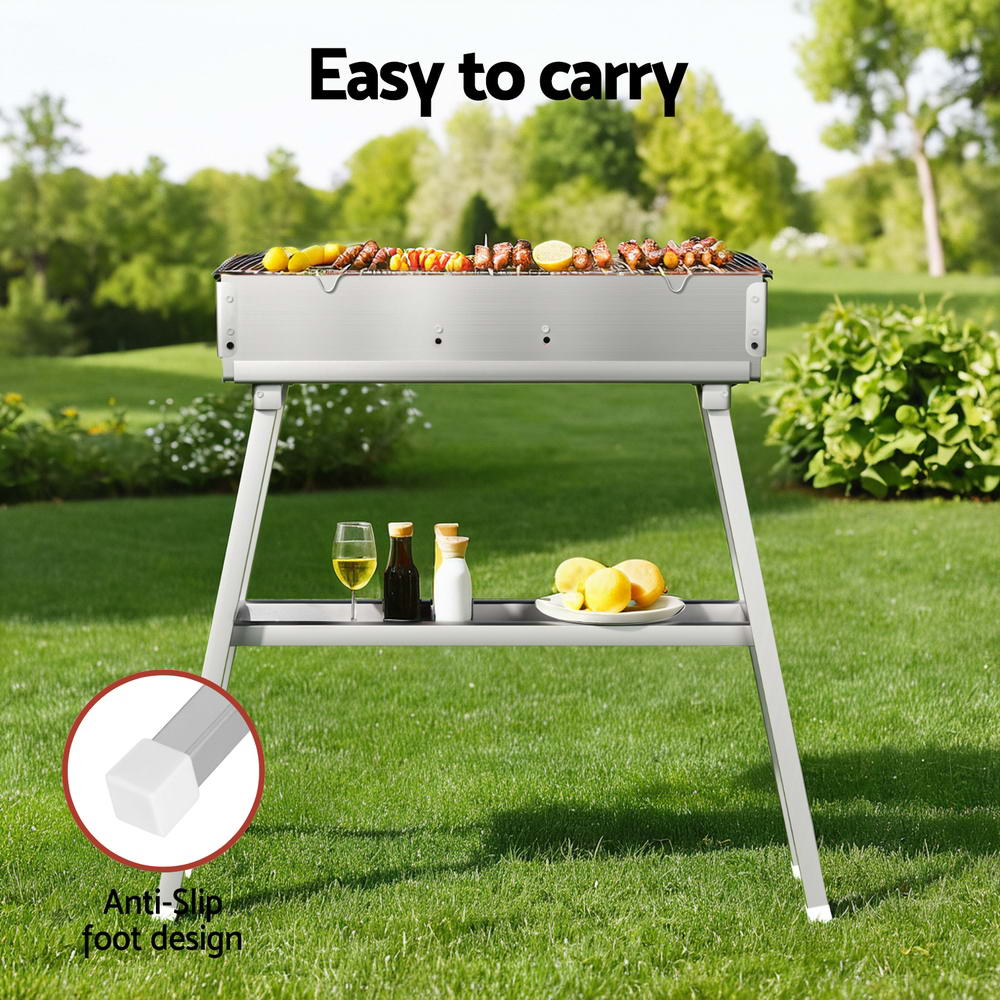Grillz BBQ Grill Charcoal Smoker Portable Barbecue-Home & Garden > BBQ > BBQ Tools-PEROZ Accessories