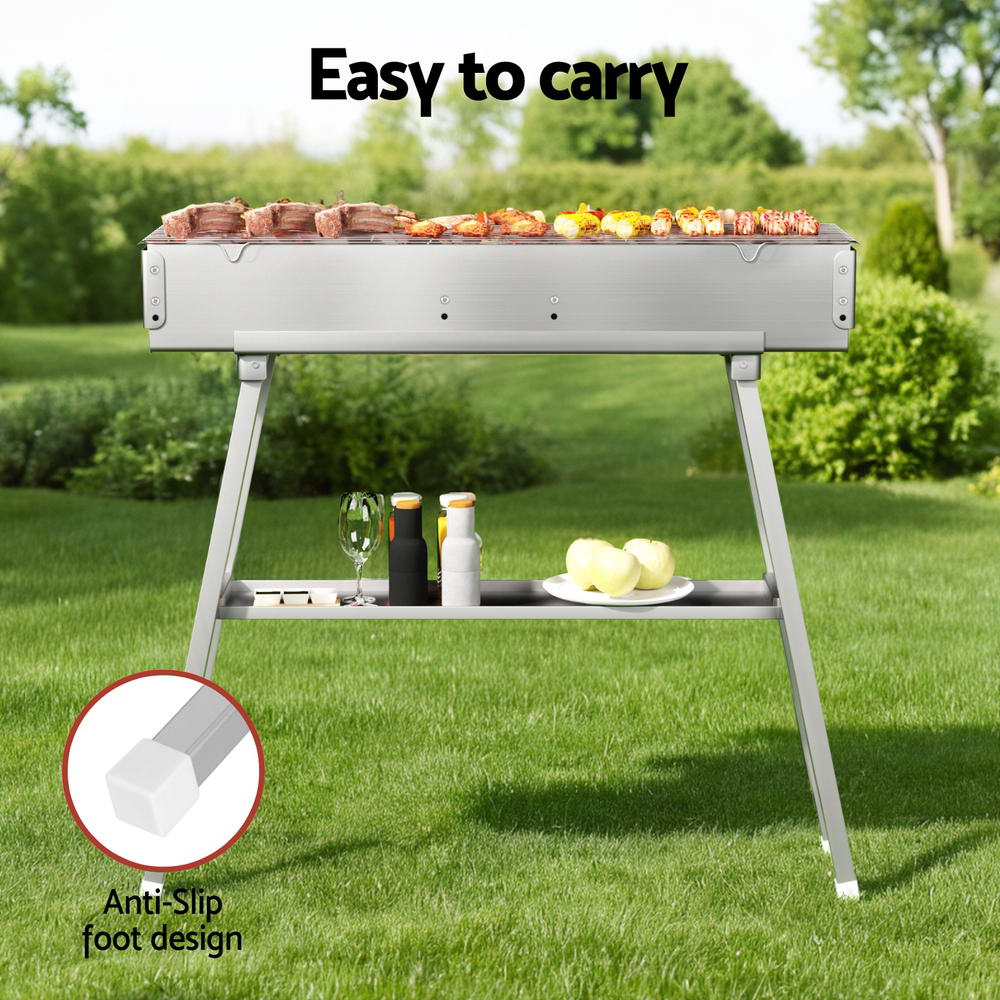Grillz BBQ Grill Charcoal Smoker Barbecue Portable-Home & Garden > BBQ > BBQ Tools-PEROZ Accessories