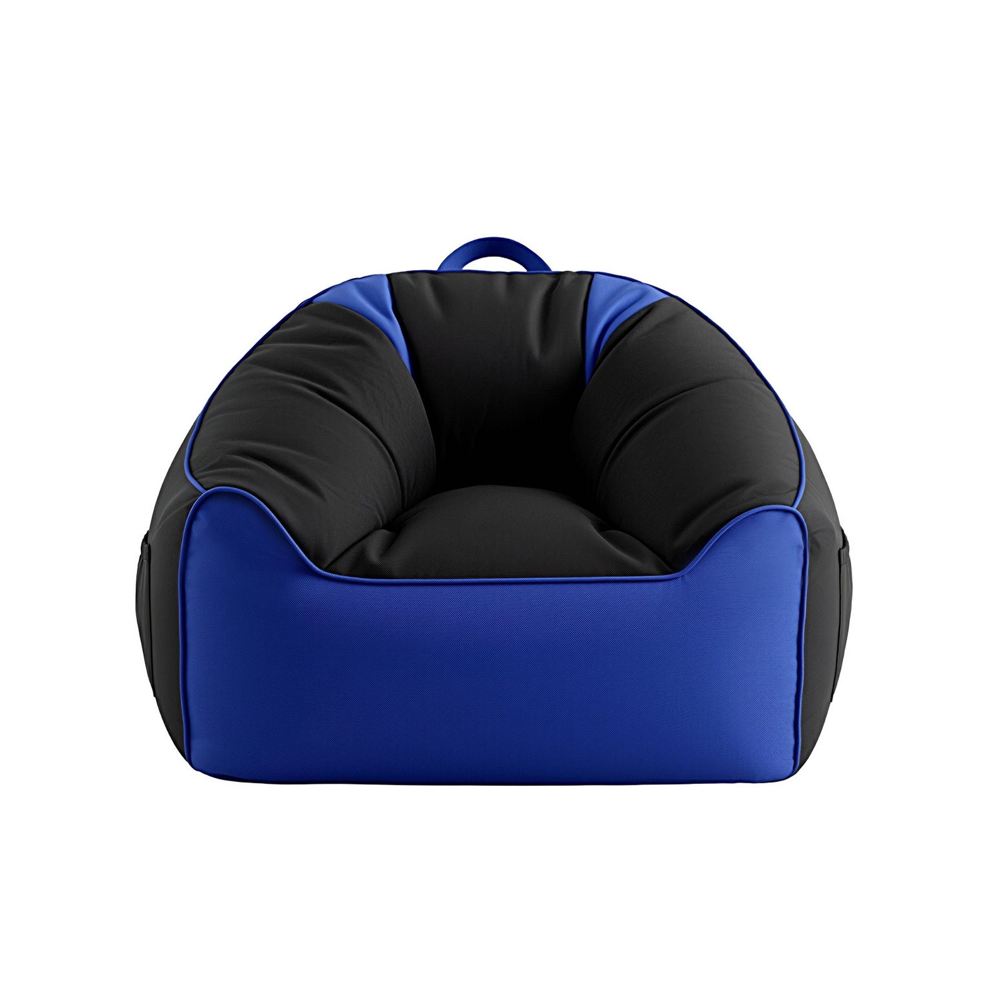 Artiss Gaming Bean Bag Chair Cover (No Filler) for Adults Teens Kids Splash-Proof Floor Gaming Chair Cover with Side Pockets, Headphone Hanger, Cup Holder, Bean Bag Cover Only-Furniture > Sofas > Sofa Accessories-PEROZ Accessories