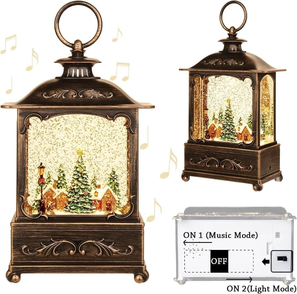 BDI Lamp-LW003-Snowman Music Lantern Sculpture Christmas-Home & Garden > Lighting > Night Lights & Ambient Lighting-PEROZ Accessories