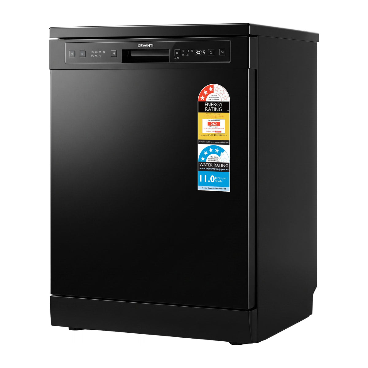 Devanti 12 Place Settings Dishwasher 55cm Freestanding Benchtop Built-In-Appliances > Kitchen Appliances > Dishwashers-PEROZ Accessories