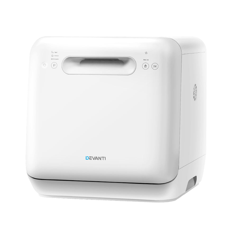 Devanti Benchtop Dishwasher 3 Place Bench Top Countertop Dish Washer Cleaner-Appliances > Kitchen Appliances-PEROZ Accessories