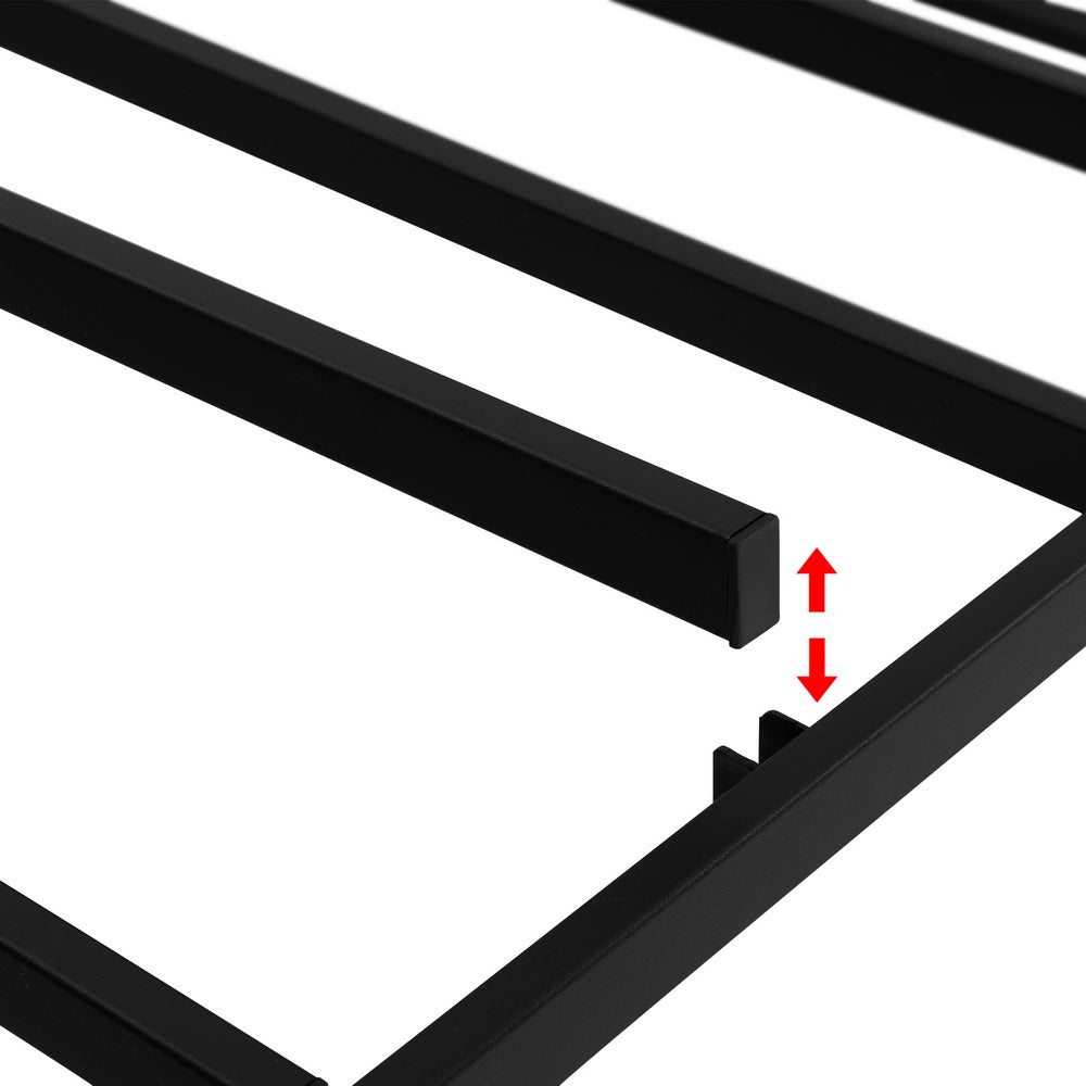 Artiss Bed Frame Queen Size Metal Grey MASON-Furniture > Bedroom-PEROZ Accessories