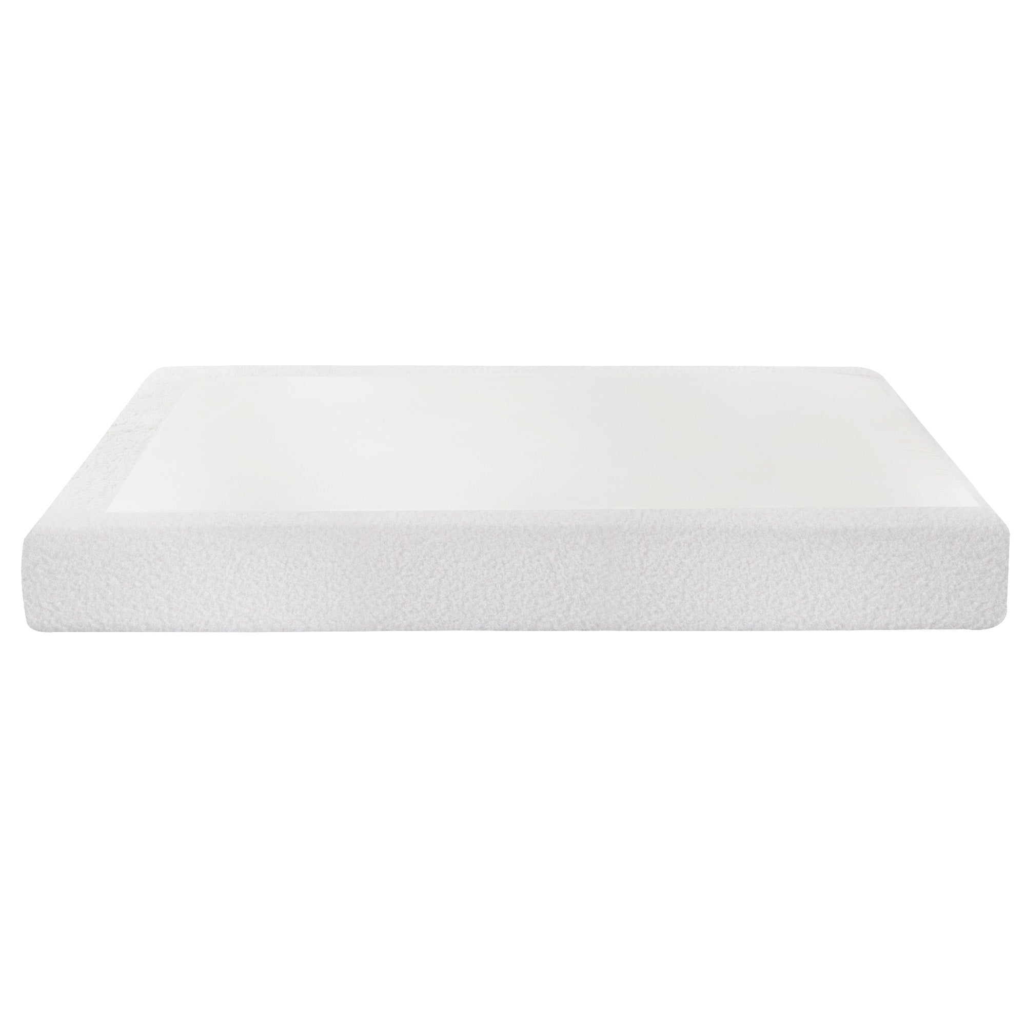 Artiss Compression Bed Frame Double Size No Assembly Vacuum High Density Sponge Boucle Cream White-Furniture > Bedroom > Beds & Bed Frames-PEROZ Accessories