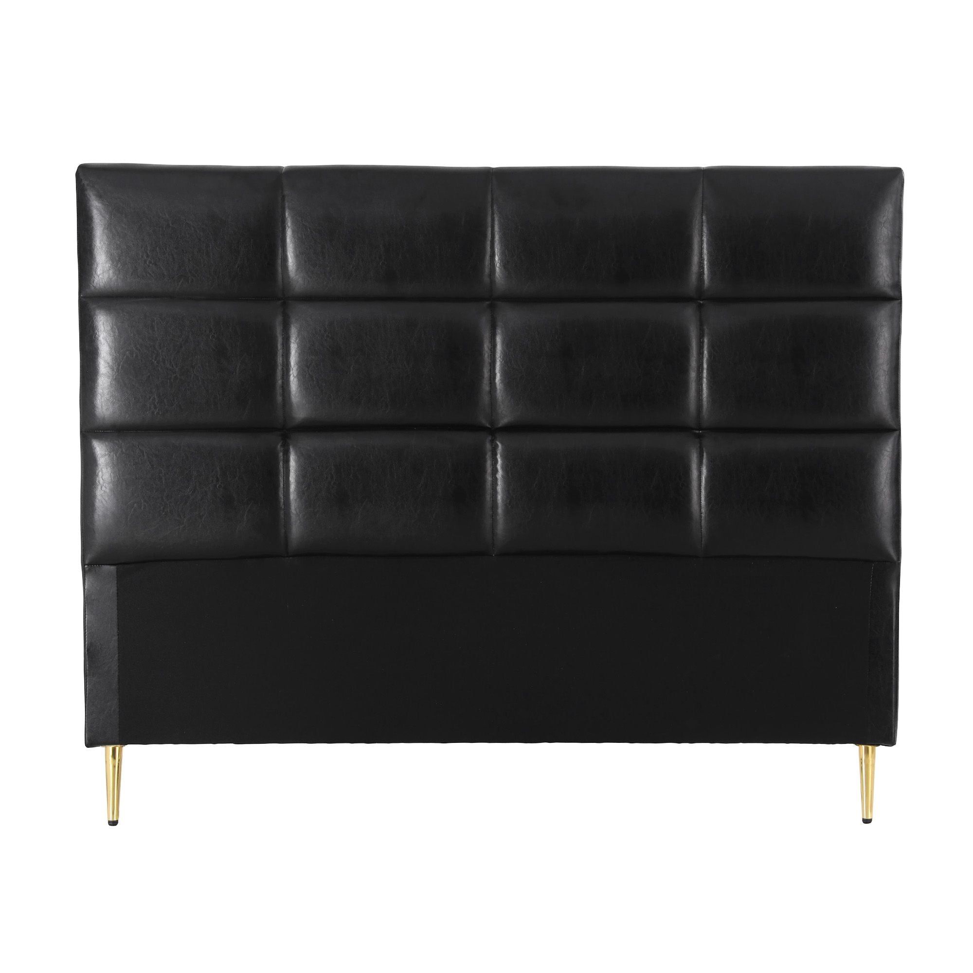 Artiss Bed Headboard Queen Bedhead PU Leather Black-Furniture > Bedroom > Headboards-PEROZ Accessories