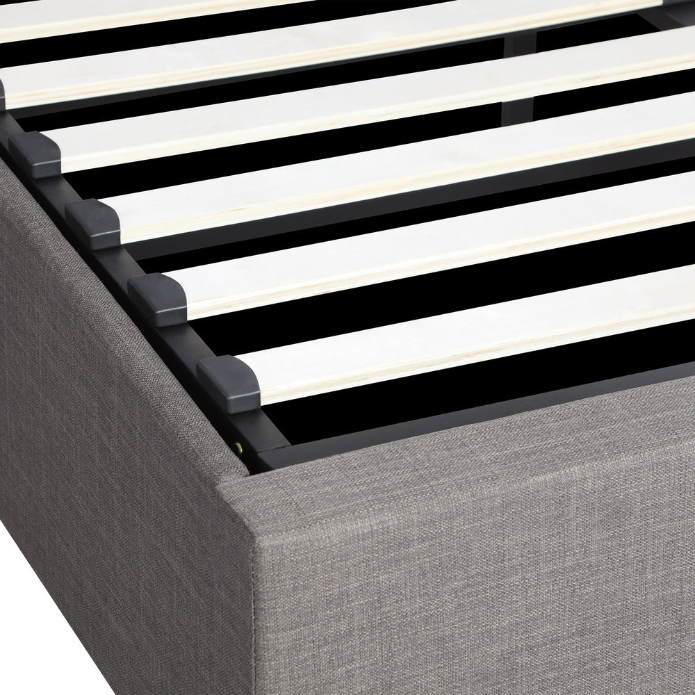 Oikiture Bed Frame Single Size Gas Lift Base With Storage-Bed Frame-PEROZ Accessories