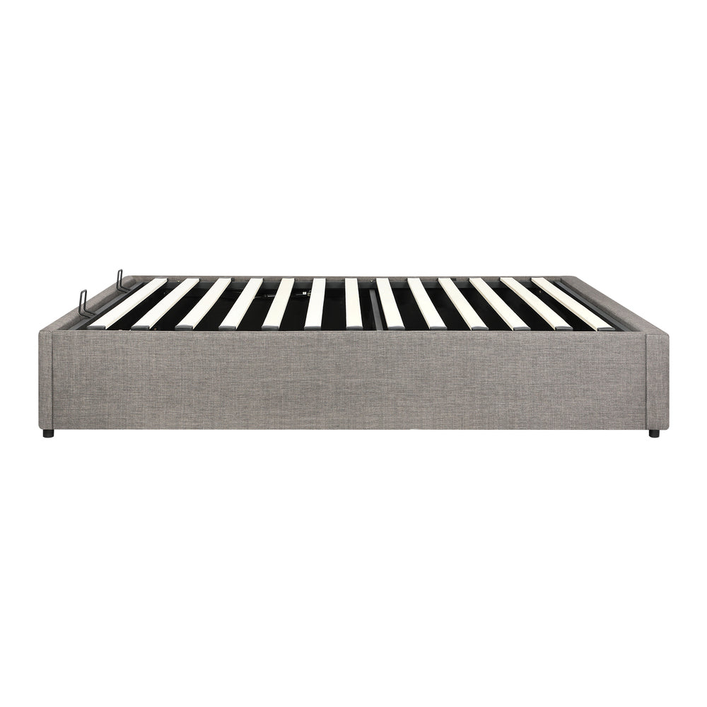 Oikiture Bed Frame Single Size Gas Lift Base With Storage-Bed Frame-PEROZ Accessories