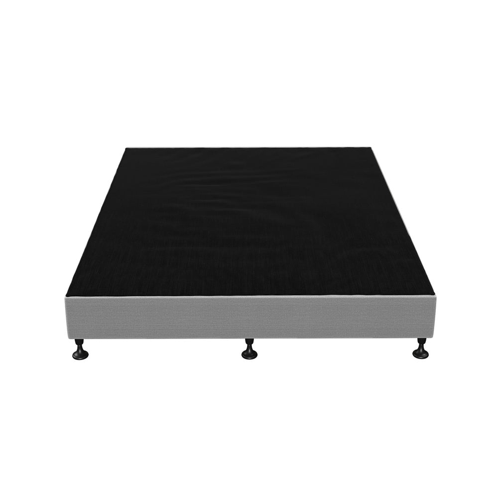 Oikiture Bed Frame Double Size Bed Base Platform Grey-Bed Frames-PEROZ Accessories