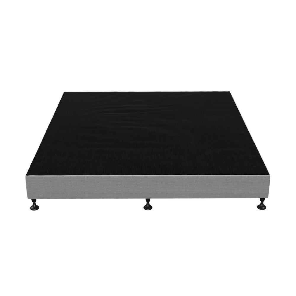 Oikiture Bed Frame King Size Bed Base Platform Grey-Bed Frames-PEROZ Accessories