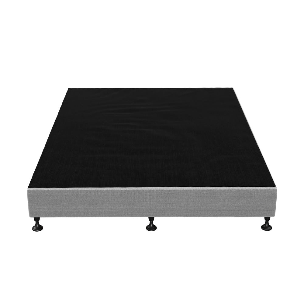 Oikiture Bed Frame Queen Size Bed Base Platform Grey-Bed Frames-PEROZ Accessories