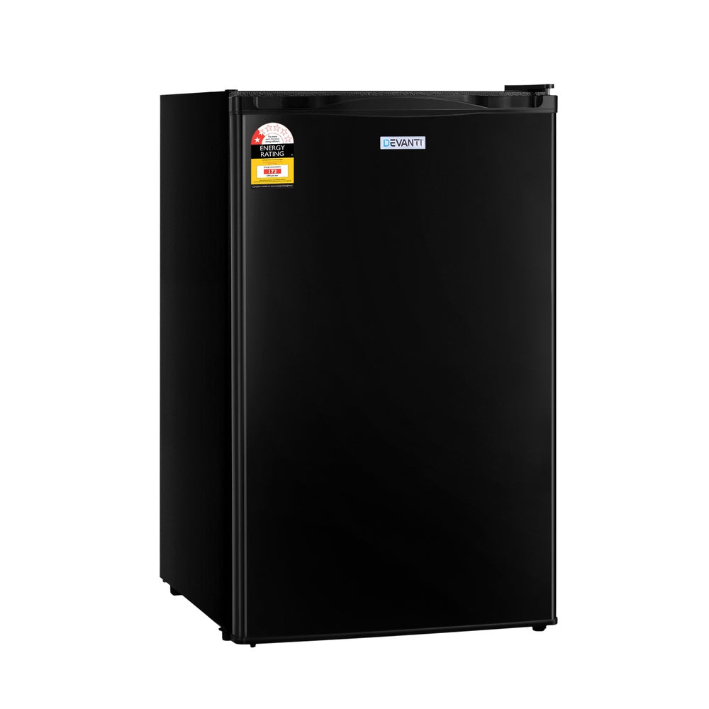 Devanti 110L Bar Fridge Black-Appliances > Fridges-PEROZ Accessories