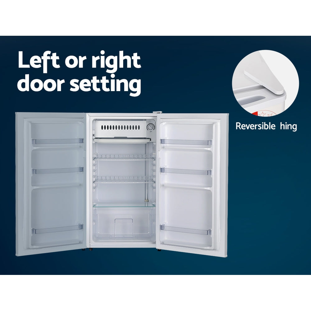Devanti 95L Bar Fridge White-Appliances > Kitchen Appliances-PEROZ Accessories