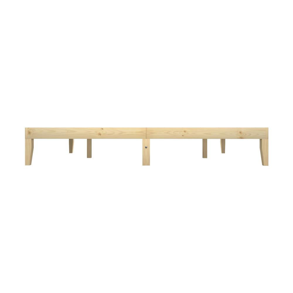 Oikiture Bed Frame King Size Pine Wood Bed Base-Wooden Bed Frames-PEROZ Accessories