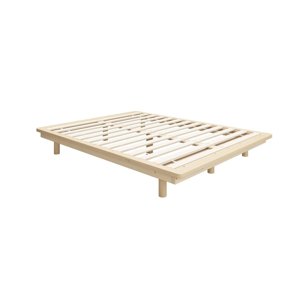 Oikiture Bed Frame Double Size Wooden Bed Base Timber Platform-Wooden Bed Frames-PEROZ Accessories
