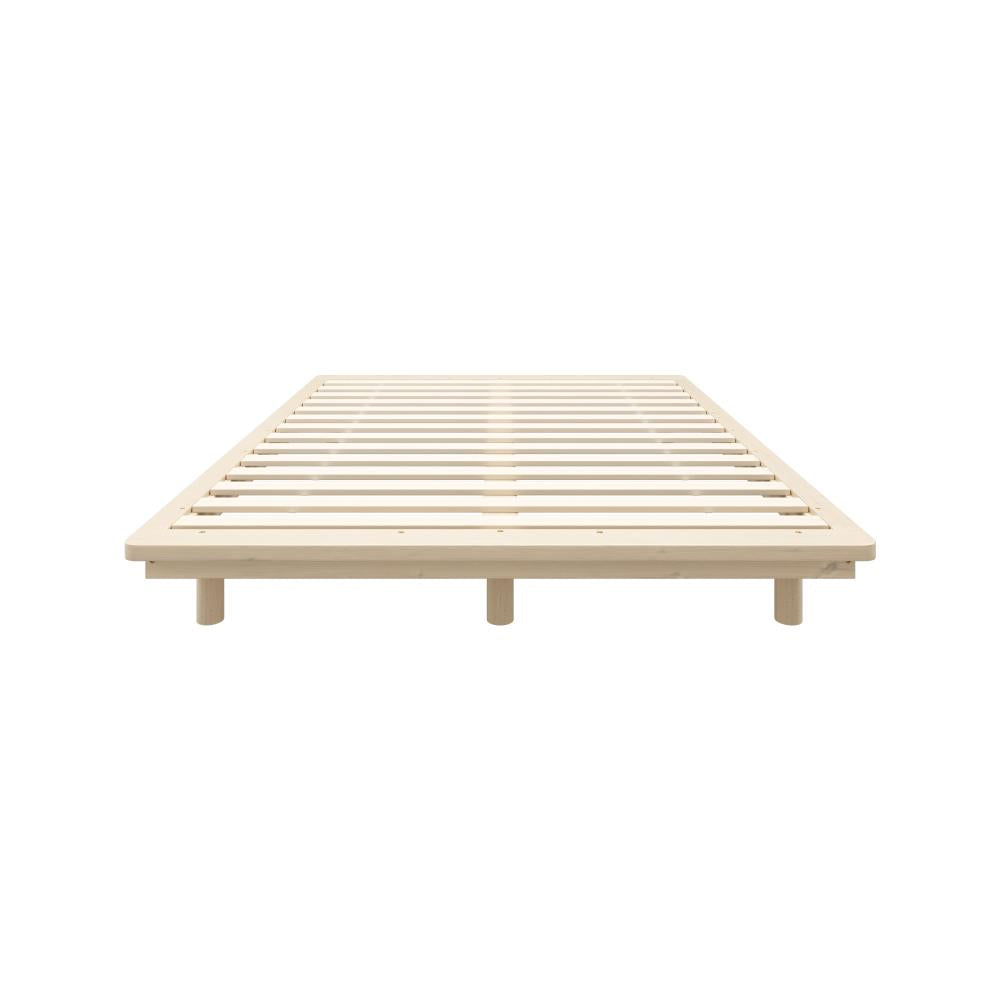 Oikiture Bed Frame Double Size Wooden Bed Base Timber Platform-Wooden Bed Frames-PEROZ Accessories