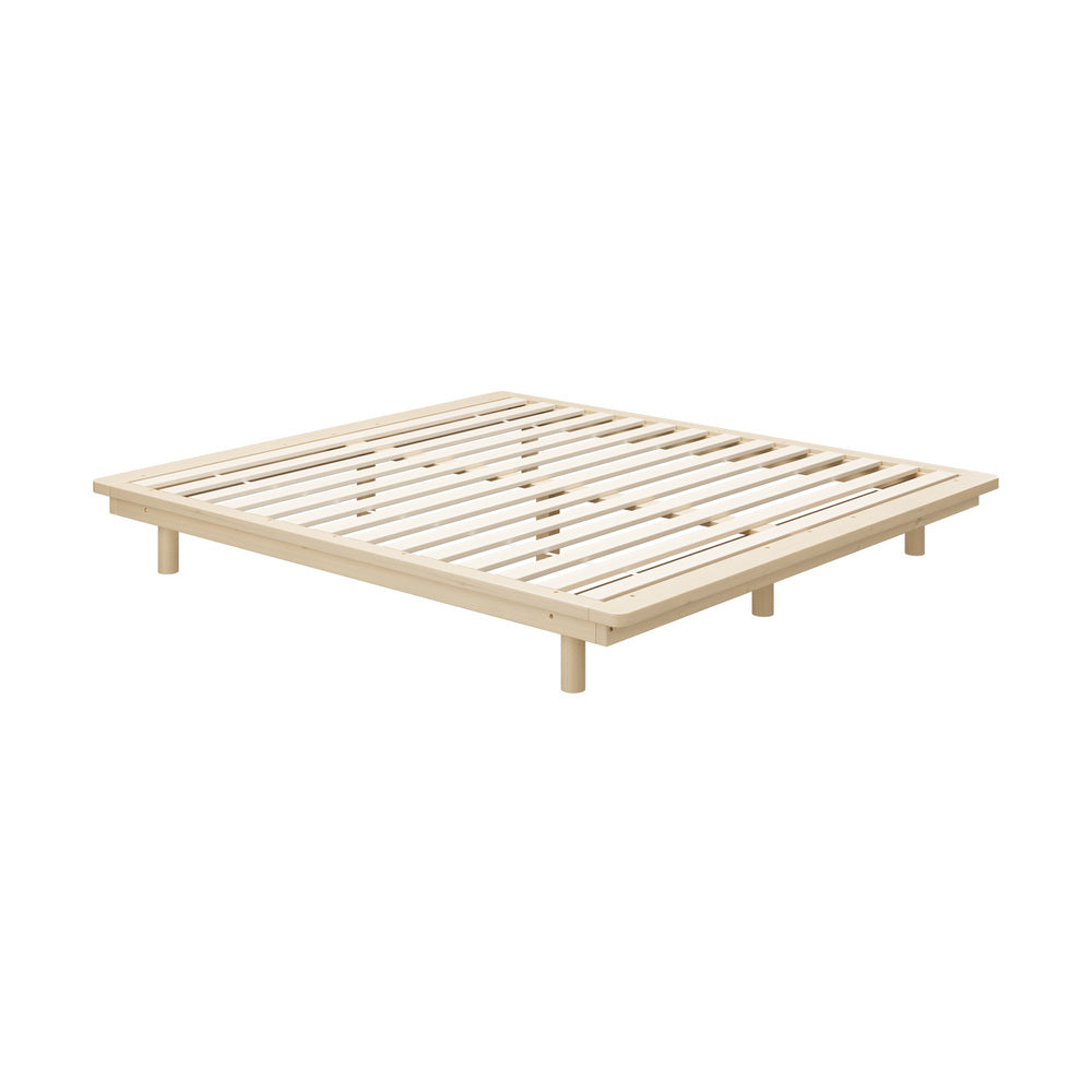Oikiture Bed Frame King Size Wooden Bed Base Timber Platform-Wooden Bed Frames-PEROZ Accessories
