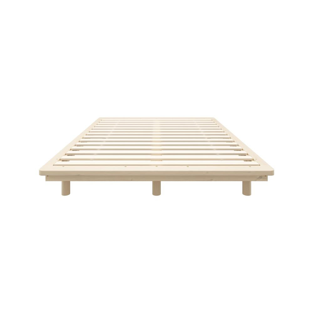 Oikiture Bed Frame Queen Size Wooden Bed Base Timber Platform-Wooden Bed Frames-PEROZ Accessories