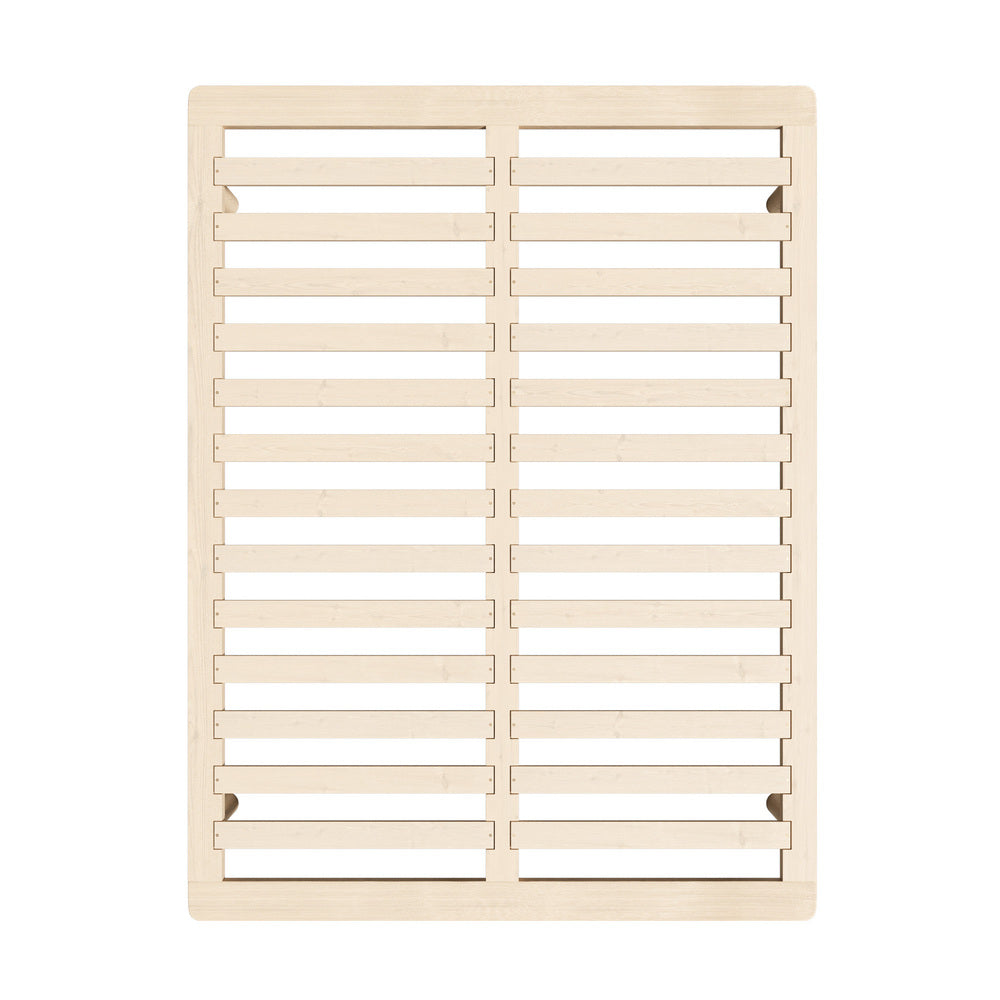Oikiture Bed Frame Double Size Wooden Bed Base-Wooden Bed Frames-PEROZ Accessories