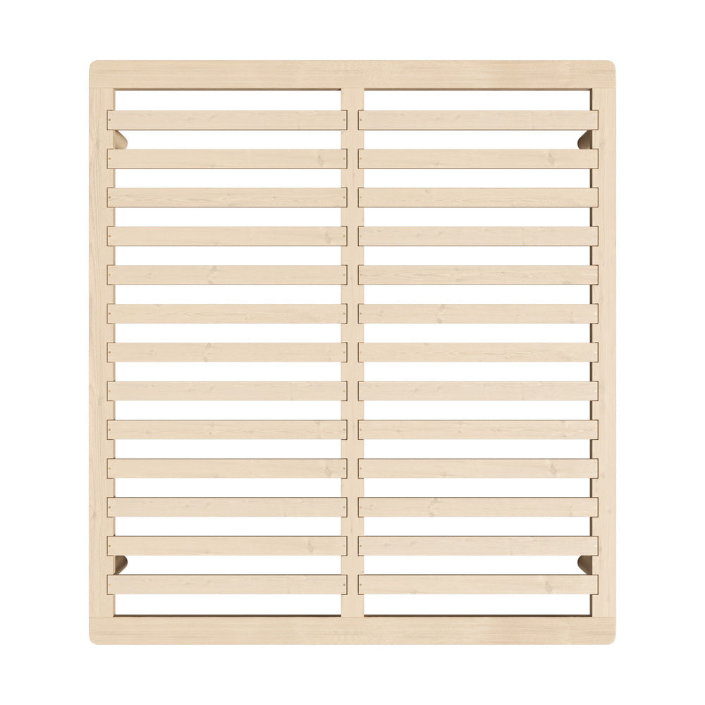 Oikiture Bed Frame King Size Wooden Bed Base-Wooden Bed Frames-PEROZ Accessories