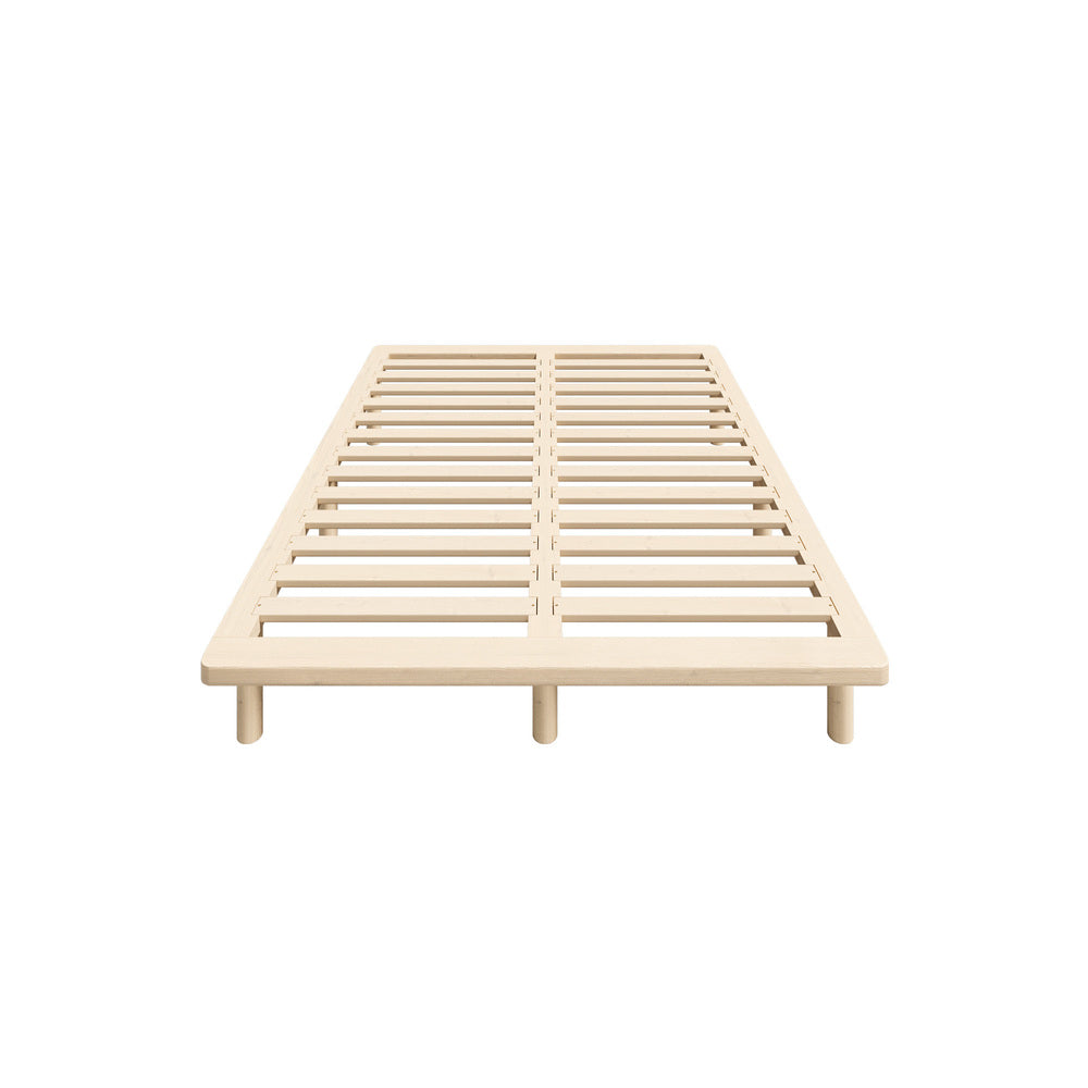 Oikiture Bed Frame King Single Wooden Bed Base-Wooden Bed Frames-PEROZ Accessories