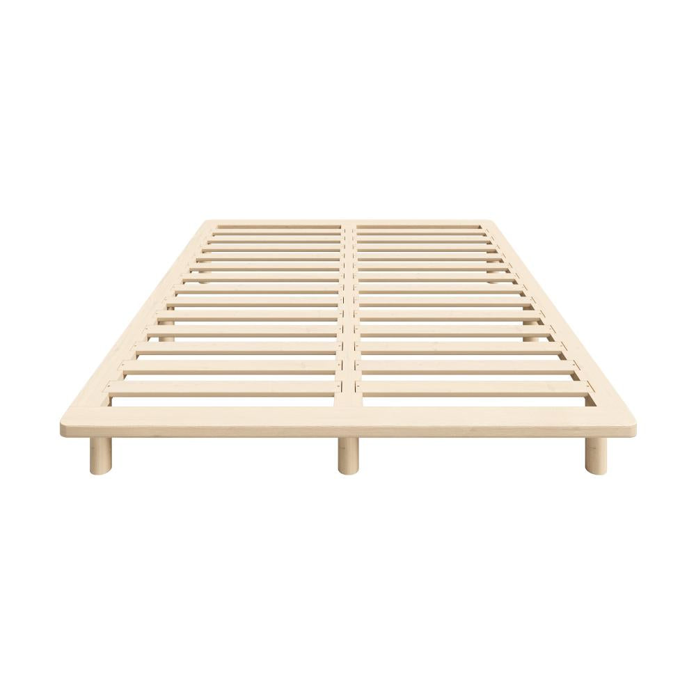 Oikiture Bed Frame Queen Size Wooden Bed Base-Wooden Bed Frames-PEROZ Accessories