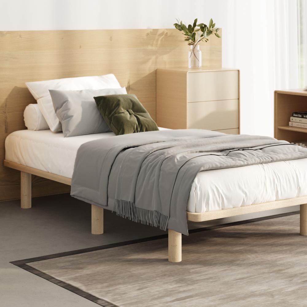 Oikiture Bed Frame Single Size Wooden Bed Base-Wooden Bed Frames-PEROZ Accessories