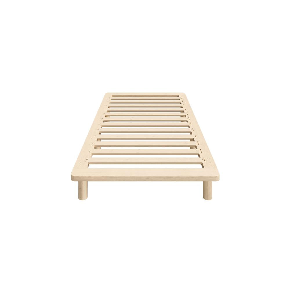 Oikiture Bed Frame Single Size Wooden Bed Base-Wooden Bed Frames-PEROZ Accessories