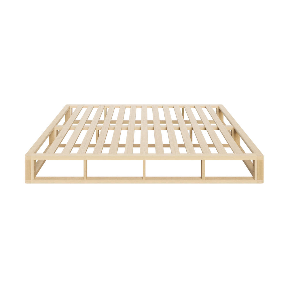 Oikiture Wooden Bed Frame King Single Cage-like Base-Bed Frames-PEROZ Accessories