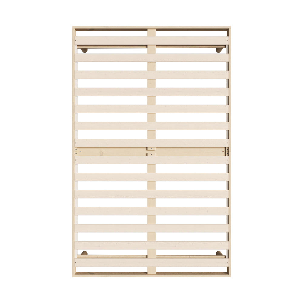 Oikiture Bed Frame King Single Bed Base Solid Wood Slats-Wooden Bed Frames-PEROZ Accessories