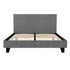 Artiss Neo Bed Frame Fabric - Grey Double-Bed Frames-PEROZ Accessories