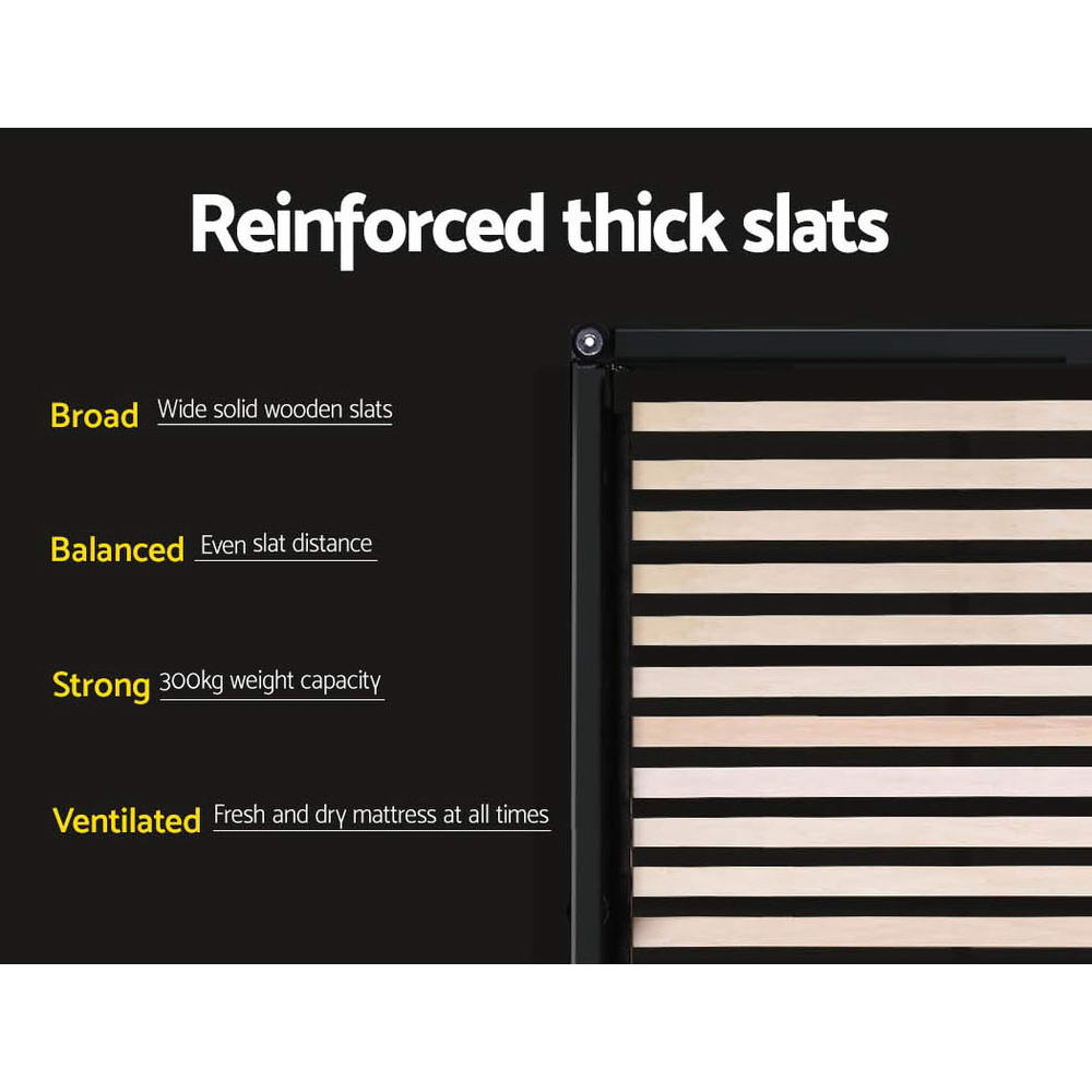 Artiss Queen Size Gas Lift Bed Frame Base With Storage Platform Fabric-Bed Frames-PEROZ Accessories