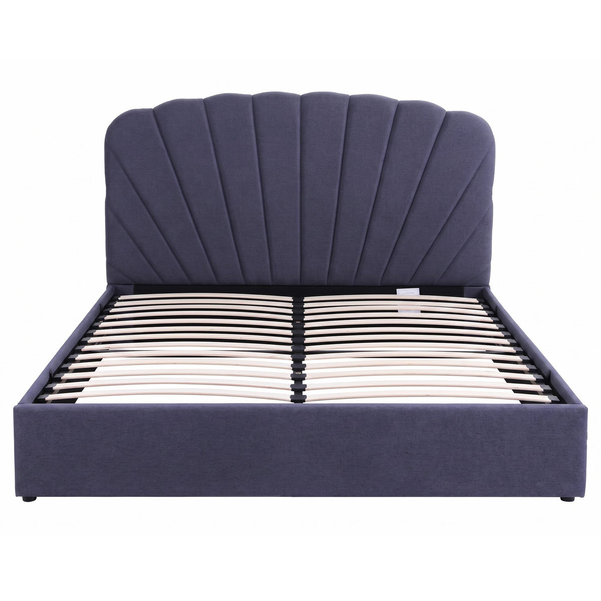 Artiss King Bed Frame with Lift Up Storage and USB Ports Grey-Furniture > Bedroom > Beds & Bed Frames-PEROZ Accessories