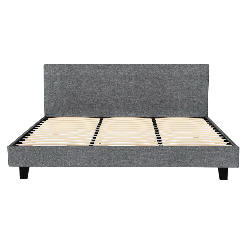 Artiss Bed Frame King Size Grey NEO-Furniture > Bedroom > Beds & Bed Frames-PEROZ Accessories