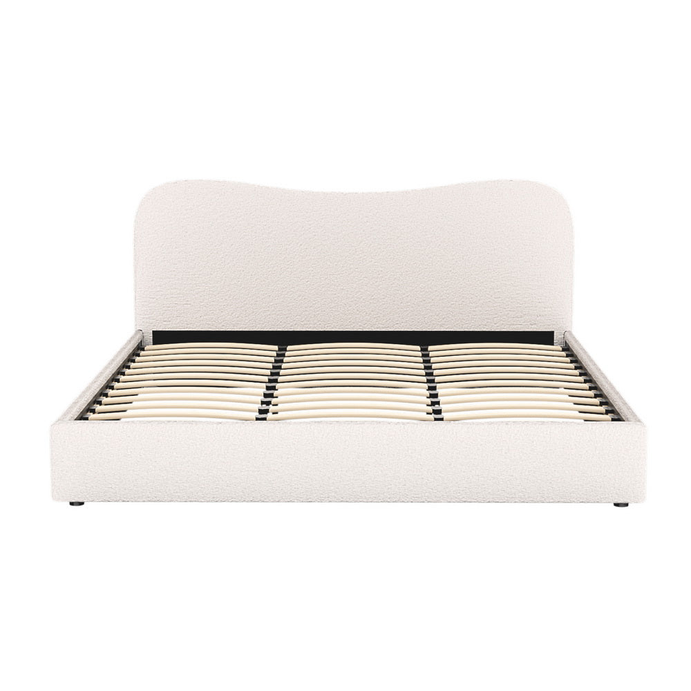 Artiss Bed Frame King Size Boucle DARA-Baby & Kids > Kid&