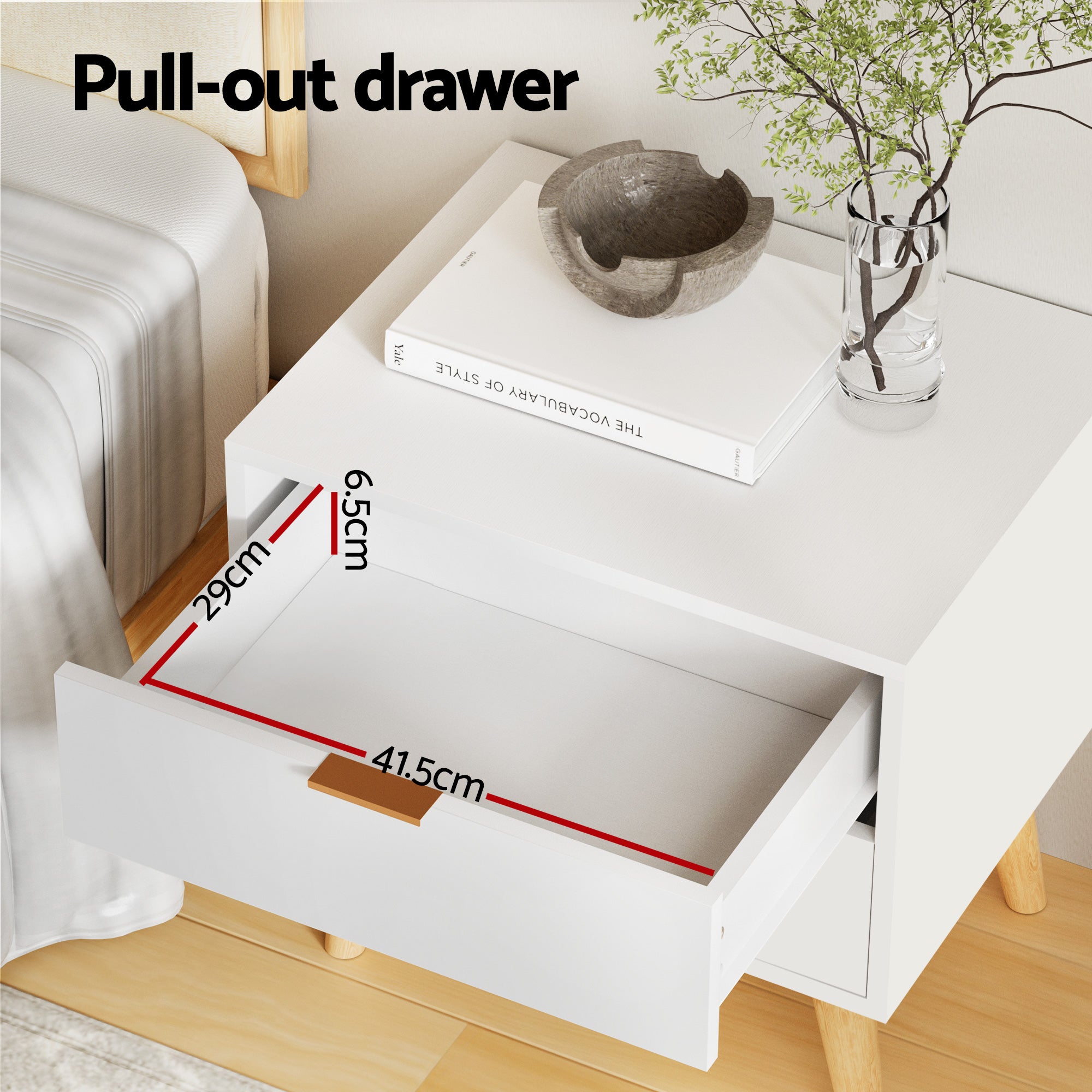 Artiss Queen Bed Frame Bedside Table Set Gas Lift Storage Base with Boucle Fabric Upholstered Headboard 2 Drawer Nightstand for Bedroom Furniture-Furniture > Bedroom > Beds & Bed Frames-PEROZ Accessories