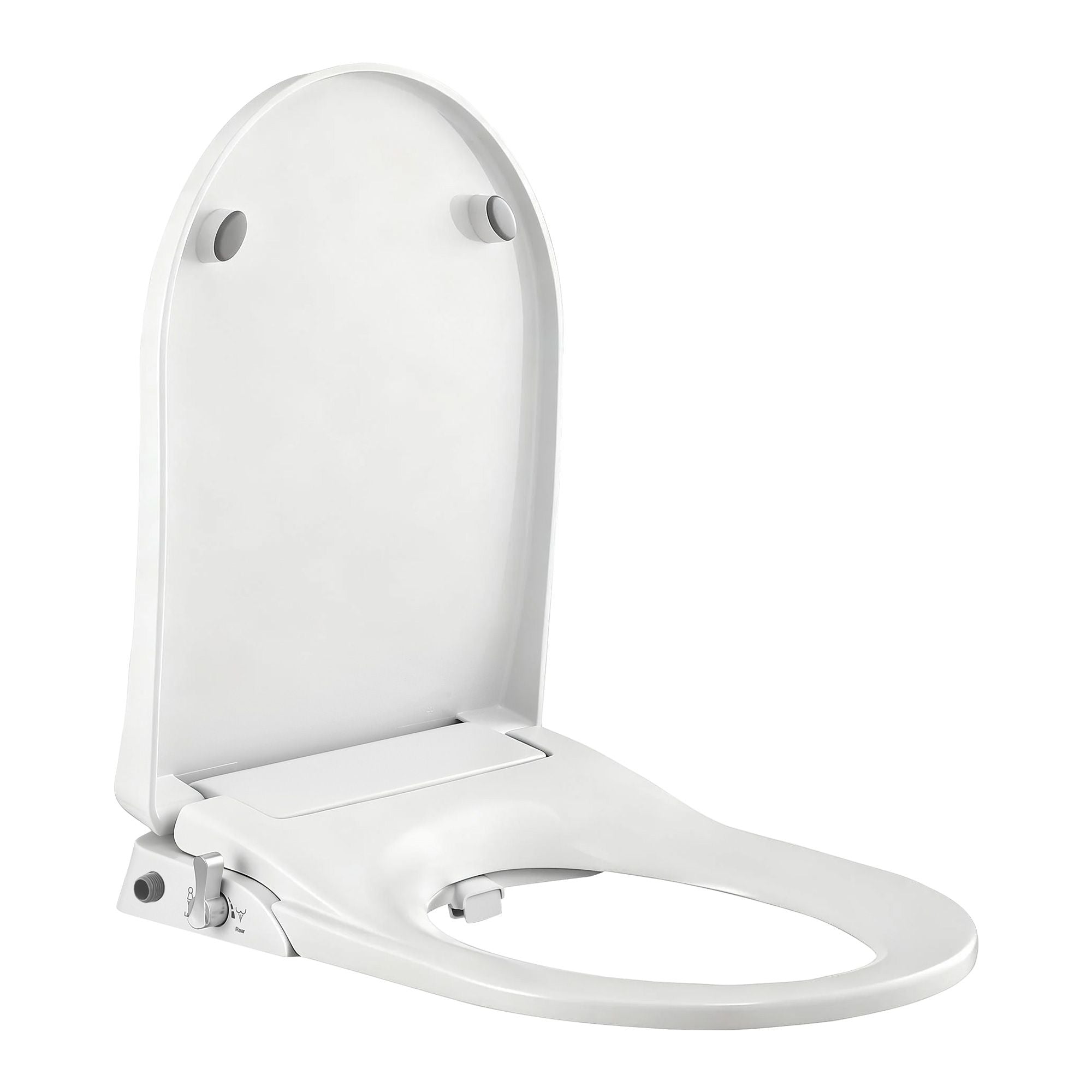 Cefito Non Electric Bidet Toilet Seat D-Shape Dual Nozzle Soft Close WaterMark DIY-Furniture > Bathroom > Bidets-PEROZ Accessories