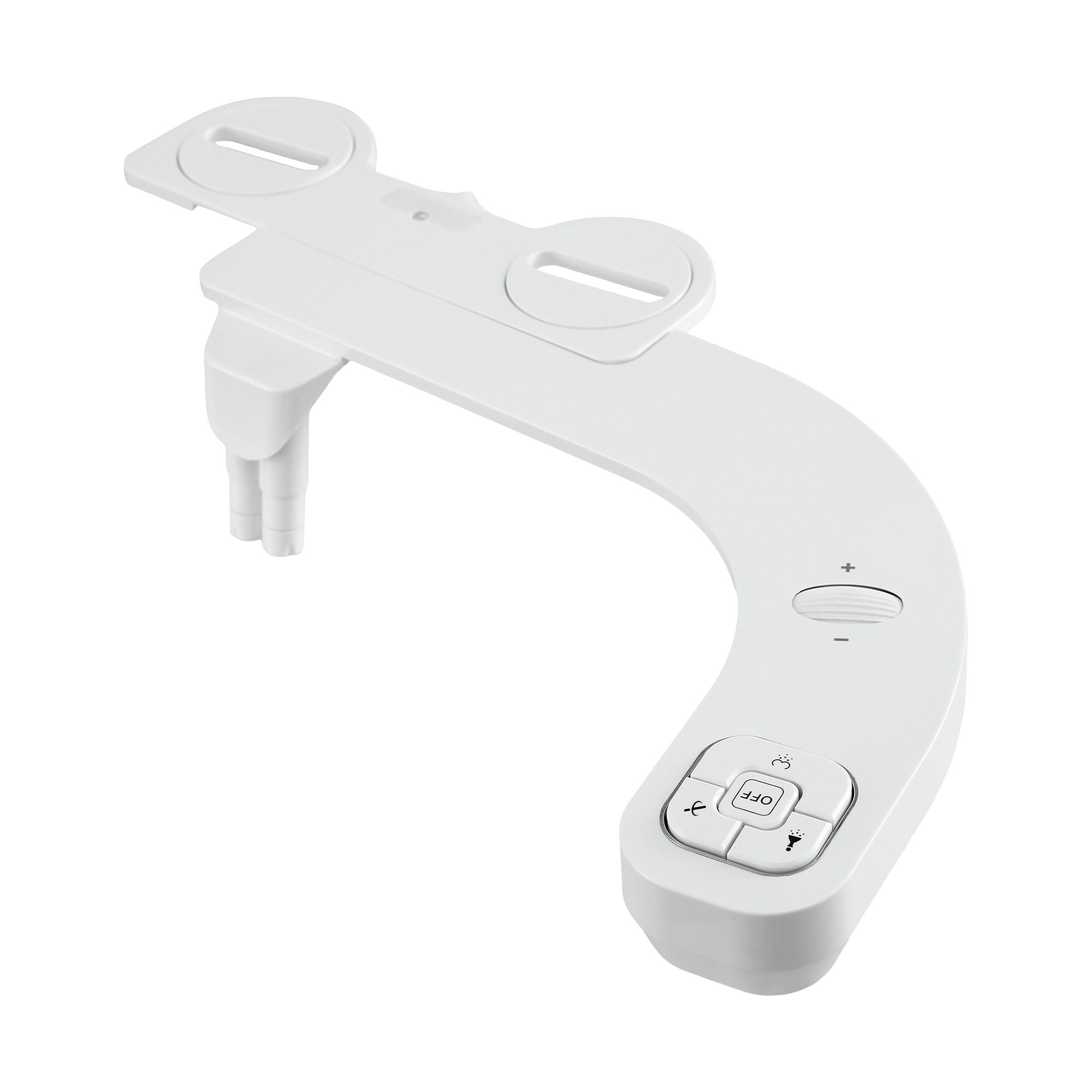 Cefito Ultra-Slim Bidet Attachment Detachable Bidet with Self-Cleaning Dual Nozzle Non-Electric Adjustable Water Pressure, Cold Water Toilet Bide-Home & Garden > Bathroom Accessories > Toilet & Bidet Accessories-PEROZ Accessories