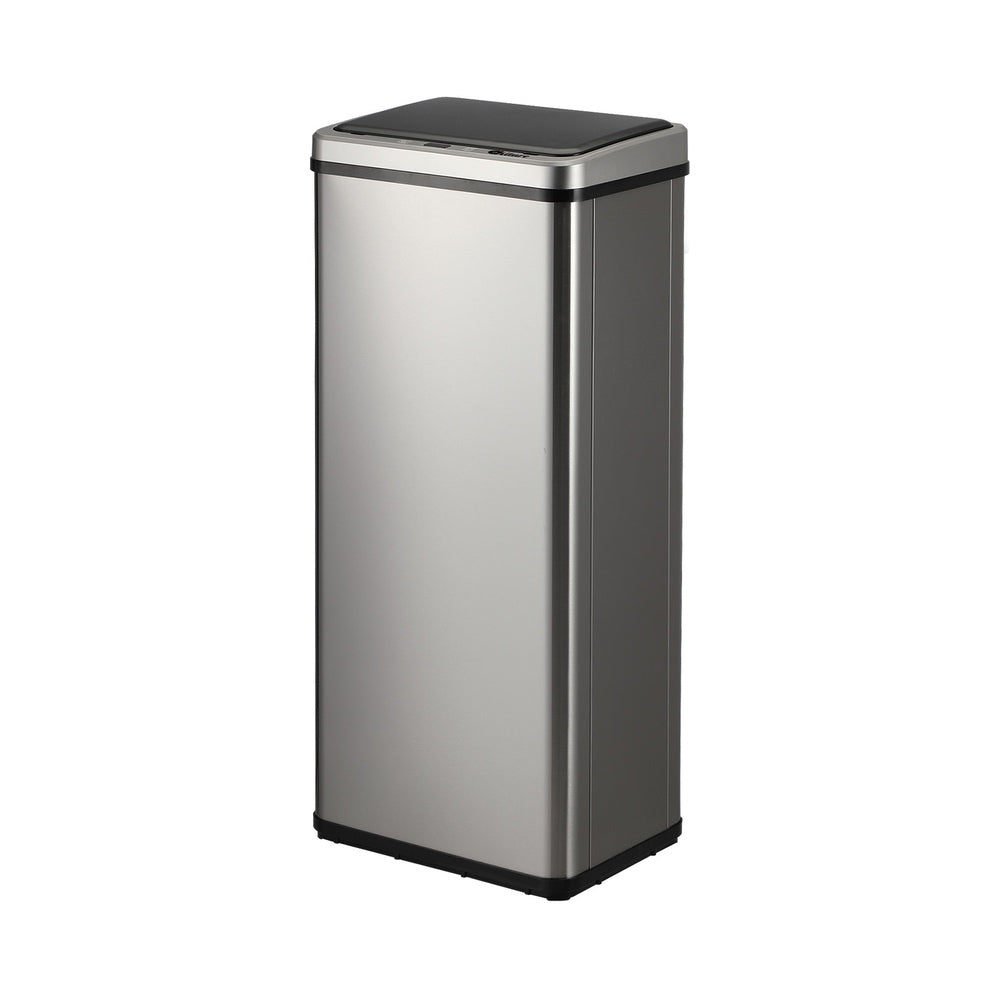 Oikiture 60L Motion Sensor Bin Automatic Silver-Sensor Bin-PEROZ Accessories