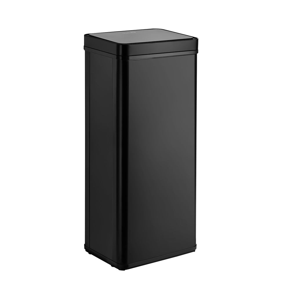 Oikiture 75L Motion Sensor Bin Automatic Rubbish Trash Can Black-Sensor Bin-PEROZ Accessories