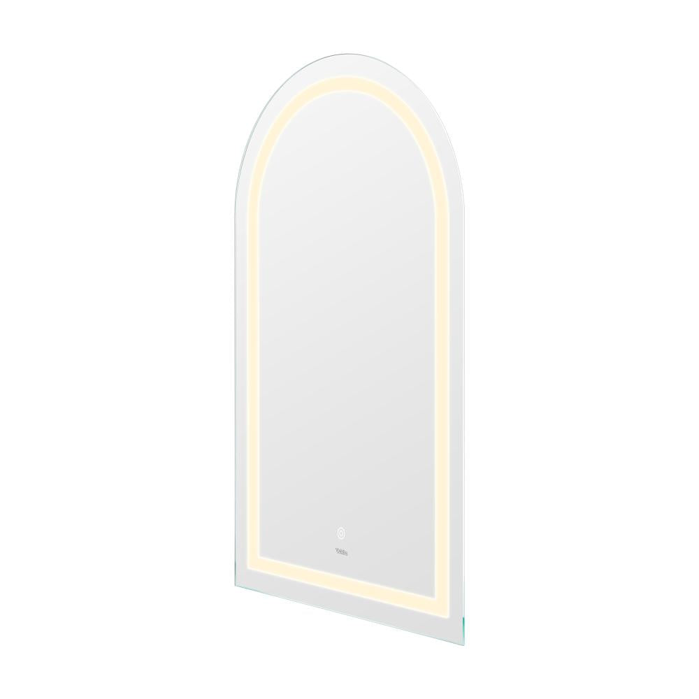 Welba LED Arched Bathroom Mirror Anti-fog Smart 100x60cm-Bathroom Mirrors-PEROZ Accessories