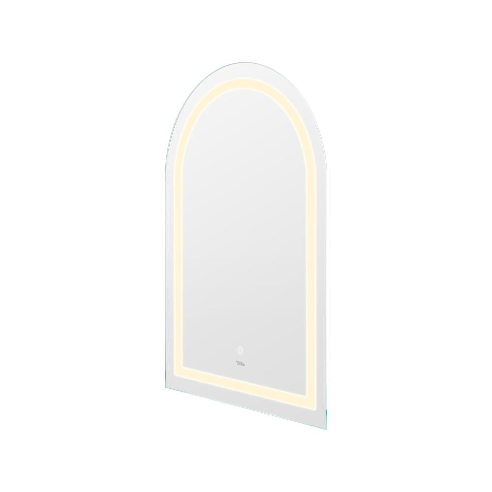 Welba LED Arched Bathroom Mirror Anti-fog Smart 86x50cm-Bathroom Mirrors-PEROZ Accessories