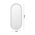 Oikiture Oval Bathroom LED Mirror 45 x 100cm Wall Mirror Makeup Vanity Mirror-Bathroom Mirrors-PEROZ Accessories