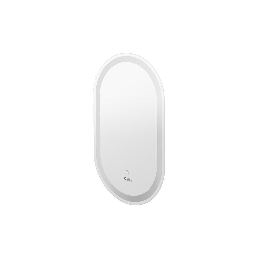Oikiture Oval Bathroom LED Mirror 750 x 75cm Wall Mirror Makeup Vanity Mirror-Bathroom Mirrors-PEROZ Accessories