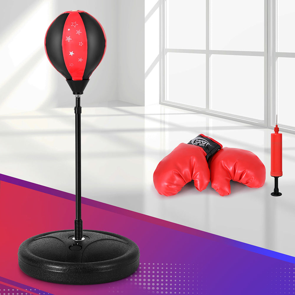 Everfit Punching Boxing Bag Stand Set Gloves with Pump Height Adjustable-Sports & Fitness > Exercise, Gym & Fitness > Boxing & Martial Arts-PEROZ Accessories