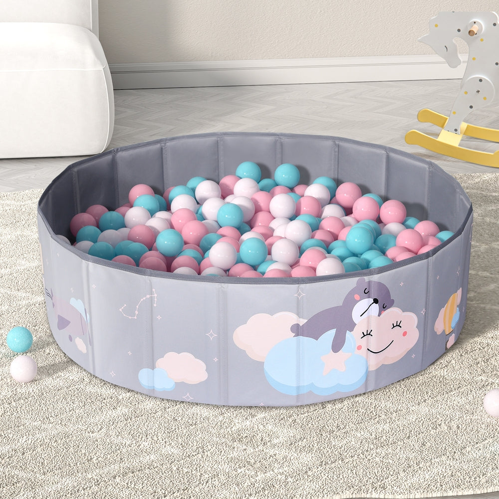 Keezi Kids Ball Pool Pit Toddler Ocean Play Foldable Child Playhouse Storage Bag-Baby & Kids > Kid&