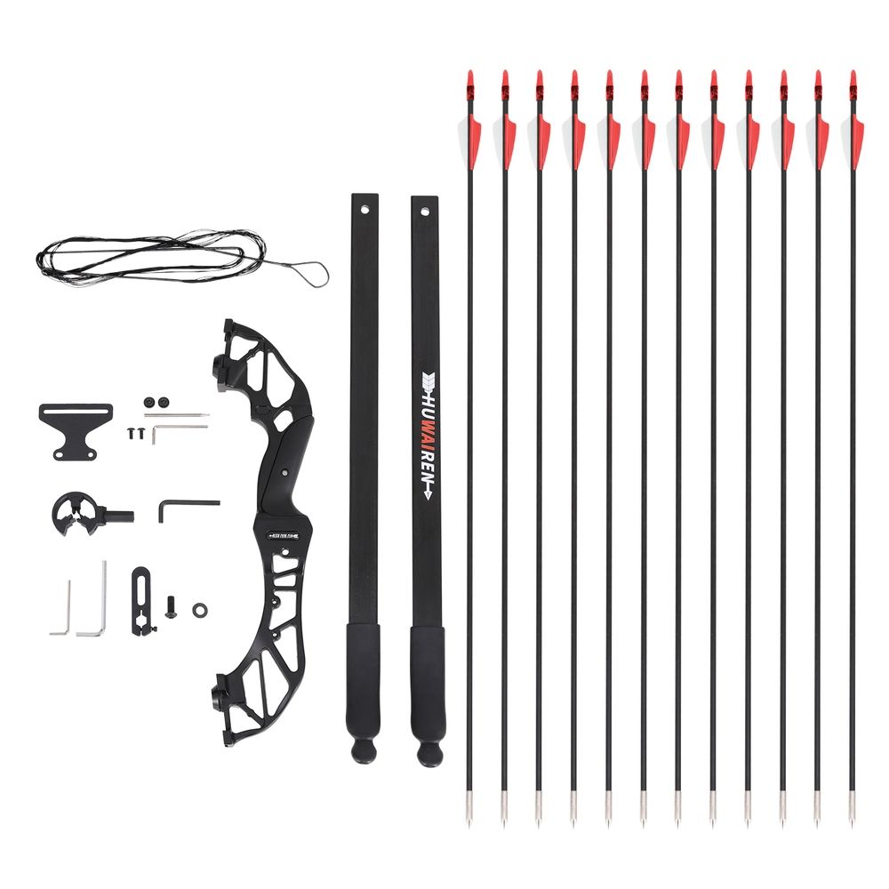 Everfit 55lbs Bow Arrow Set Recurve Takedown Archery Hunting for Beginner Red-Baby & Kids > Baby & Kid&