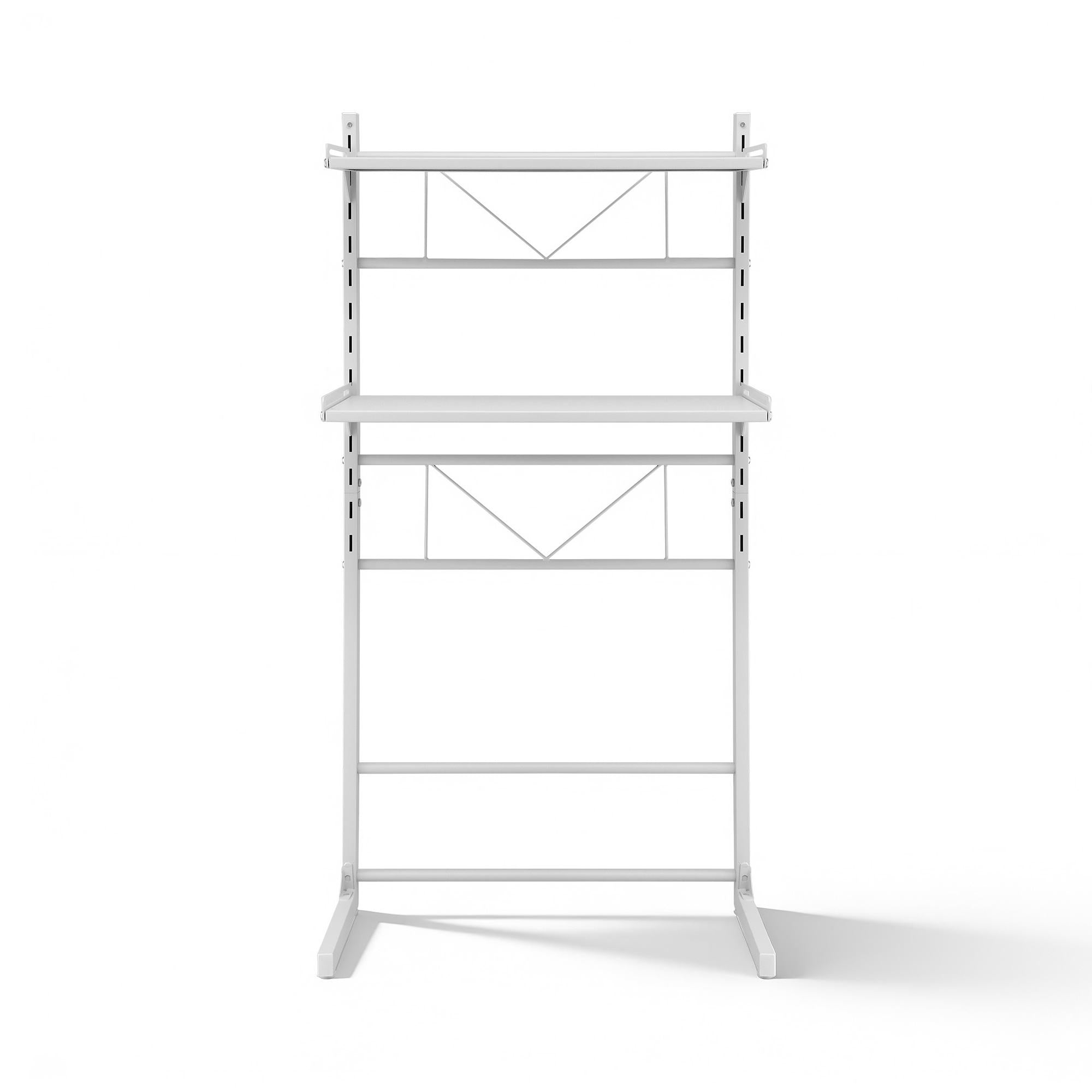 Artiss Over Toilet Bathroom Storage Shelf Rack Over Toilet 2 Tier-Furniture > Bathroom > Bathroom Cabinets, Cupboards & Storage-PEROZ Accessories