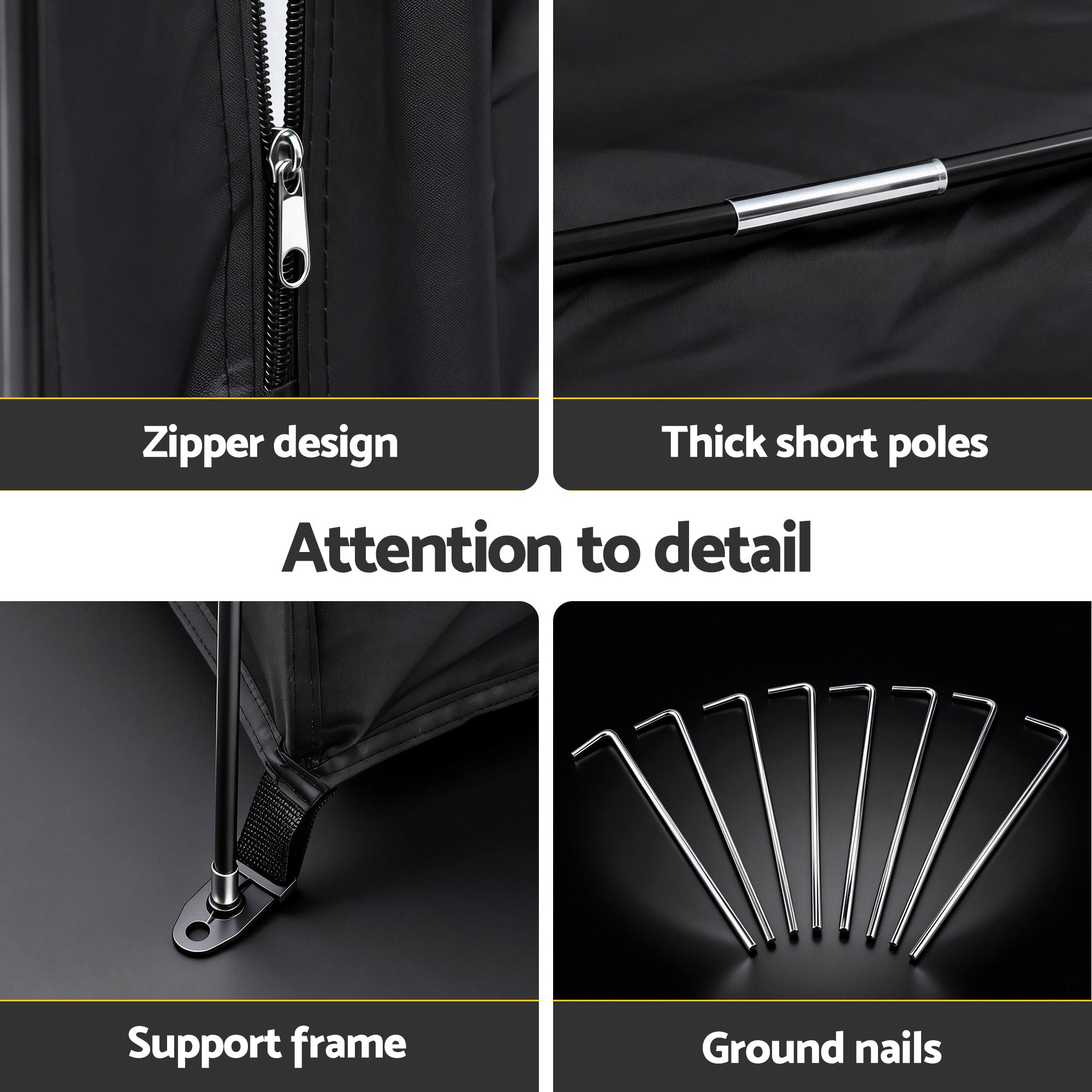 Giantz Bike Storage Tent Waterproof Outdoor UV Protection Shelter w/ Large Space-Home & Garden > Travel > Duffel Bags-PEROZ Accessories