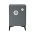Oikiture 2x Smart Bedside Tables Wireless Charging LED 3 Drawers Grey-Bedside Table-PEROZ Accessories